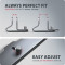 Вертикальна підставка для ноутбука AXAGON Vertical Stand for Laptops and Tablets Gray (STND-VG)