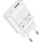 Зарядний пристрій HOCO C109A Fighter 1xUSB-A, 1xUSB-C, PD20W, QC3.0 White (6942007656719)