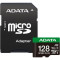 Карта пам'яті ADATA microSDXC Speed Plus 128GB UHS-I U3 V30 A2 Class 10 + SD-adapter (UD128GUI3V30A2SP-RA1)