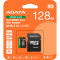 Карта пам'яті ADATA microSDXC Speed Plus 128GB UHS-I U3 V30 A2 Class 10 + SD-adapter (UD128GUI3V30A2SP-RA1)