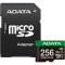 Карта пам'яті ADATA microSDXC Speed Plus 256GB UHS-I U3 V30 A2 Class 10 + SD-adapter (UD256GUI3V30A2SP-RA1)