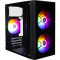 Корпус 1STPLAYER Firebase X1 3F1+PS-600FK Black 600W