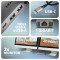 Порт-реплікатор AXAGON 7-in-1 USB-C 5Gbps Dual 4K Display Hub