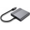 Порт-реплікатор CABLEXPERT 2-in-1 USB-C to HDMI/DP (A-CM-HDMIFDPF-01)