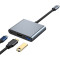 Порт-реплікатор DYNAMODE 3-in-1 USB-C to HDMI, USB3.0, PD87W