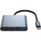 Порт-реплікатор DYNAMODE 3-in-1 USB-C to HDMI, USB3.0, PD87W
