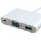 Порт-реплікатор EXTRADIGITAL USB-C to 1xUSB3.0, 1xVGA, 1xUSB-C PD (KBV1690)