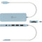 Порт-реплікатор J5CREATE Eco-Friendly 6-in-1 USB-C Multi-Port Hub with PD100W Cyan (JCD373EC-N)