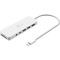 Порт-реплікатор J5CREATE Eco-Friendly 6-in-1 USB-C Multi-Port Hub with PD100W White (JCD373EW-N)