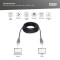 Кабель оптический (AOC) DIGITUS AOC Hybrid Fiber Optic Cable UHD 4K HDMI v2.0 10м Black (AK-330125-100-S)