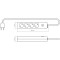 Сетевой фильтр VIDEX Oncord White, 4 розетки, 2м (VF-PD42-W)