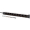 Блок розеток DIGITUS 19" Multiple Socket Outlet with Aluminum Profile, 1U, 9xSchuko, 16А, без вимикача, 2м (DN-95440)