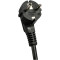Сетевой фильтр VIDEX Oncord Black, 4 розетки, 1xUSB-C, 1xUSB, 3м (VF-PD43G1QC1PD-B)