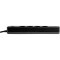 Сетевой фильтр VIDEX Oncord Black, 4 розетки, 1xUSB-C, 1xUSB, 3м (VF-PD43G1QC1PD-B)