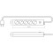 Сетевой фильтр VIDEX Oncord White, 5 розеток, 3м (VF-PD53-W)