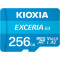 Карта пам'яті KIOXIA (Toshiba) microSDXC Exceria G3 256GB UHS-I U3 V30 A2 Class 10 + SD-adapter (LMEX3L256GG2)
