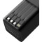 Повербанк XO PR286 1xUSB-C, 2xUSB-A with Built-In USB-C/Lightning/microUSB Cable 22.5W 50000mAh