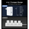 Зарядний пристрій CHOETECH PD9002 100W 3xUSB-C, 1xUSB-A, PD, QC, GaN Wall Charger White