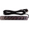 Мережевий фільтр POWERPLANT YS-N6086/7c Black, 6 розеток, 2xUSB-C, 1xUSB, 7м (EX610686)