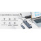 USB-хаб с выключателями ACASIS HB16 Pro USB-C/A to 8xUSB-C3.2, 8xUSB-A3.2