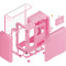 Корпус HYTE X50 Strawberry Milk (CS-HYTE-X50G-SM)