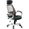 Крісло керівника SPECIAL4YOU Briz Black/White (E0451)
