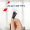 Кабель CANYON OnWire 18TP USB-A to USB-C 18W 2м Black (CNS-AC18SC20B)
