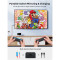 Кабель CABLETIME 4K 144Hz PD 100W USB-C to HDMI/USB-C 2м Black/Red (CC26L)