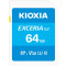 Карта пам'яті KIOXIA (Toshiba) SDXC Exceria G2 64GB UHS-I U3 V30 Class 10 (LNEX2L064GG4)