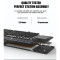 Клавіатура бездротова VOLTRONIC B033, складана з тачпадом, Gray