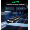 Комплект з 2 кабелів CHOETECH XCC-1060 USB-C to USB-C PD3.1 240W 1m/2m Black