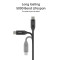 Комплект з 2 кабелів CHOETECH XCC-1060 USB-C to USB-C PD3.1 240W 1m/2m Black