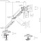 Настольное крепление для монитора ITECH LDT117-C012E 17"-40" Black