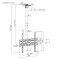 Крепление потолочноедля ТВ ITECH CELB-44S 37"-75" Black