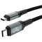Кабель CHOETECH XCC-1042 USB-C to USB-C 240W 2м Black
