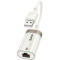 Мережевий адаптер HOCO UA41 Crystal USB OTG Ethernet Adapter White/Gold