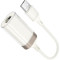 Мережевий адаптер HOCO UA41 Crystal USB OTG Ethernet Adapter White/Gold