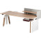 Компьютерный стол с электрорегулировкой высоты SIHOO D07 1.8m Maple/White