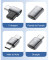 Адаптер OTG ESSAGER USB 4.0 Type-C Female to Male 7-Shaped 240W Gray (EOTG7-YH0G-P)