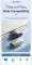 Адаптер OTG ESSAGER USB 4.0 Type-C Female to Male 7-Shaped 240W Gray (EOTG7-YH0G-P)