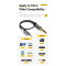 Кабель ESSAGER AUX mini-jack 3.5 mm - jack 6.35 mm 1.2м Gray