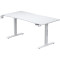 Комп’ютерний стіл з електрорегулюванням висоти ANDA SEAT Xtreme 1600x800mm White