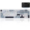 Клавіатура бездротова AULA F108 Pro White (6978080501318)