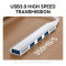 USB-хаб VEGGIEG USB-C to 1xUSB3.0, 3xUSB2.0 (V-K301)