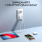 Зарядний пристрій CHOETECH PD3046 30W USB-A, 2xUSB-C PD3.0, QC3.0 GaN Wall Charger White