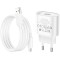 Зарядное устройство HOCO C109A Fighter 1xUSB-A, 2.1A White w/Micro-USB cable (6942007656603)