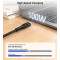 Кабель CHOETECH XCC-1008 Type-C to Type-C PD 100W 1м Black