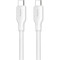 Кабель VEGGIEG V-M001C Type-C to Type-C PD 60W 1.2м White