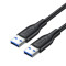 Кабель VEGGIEG V-U336 USB 3.0 AM/AM 1.5м Black
