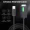 Кабель VEGGIEG V-U401 USB to RS-232 1.5м Black